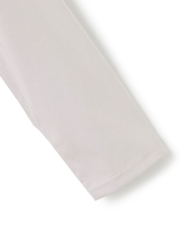 ICB 【洗える】スーペリアジャージー Uネックプルオーバー ライトグレー系