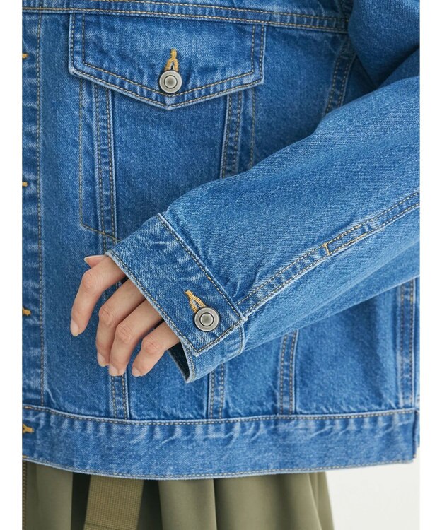 Green Parks ショート丈デニムジャケット Indigo