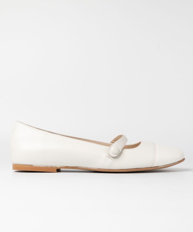 BONTRE 【BONTRE/ボントレ】コンビストラップパンプス/40051-US ホワイト