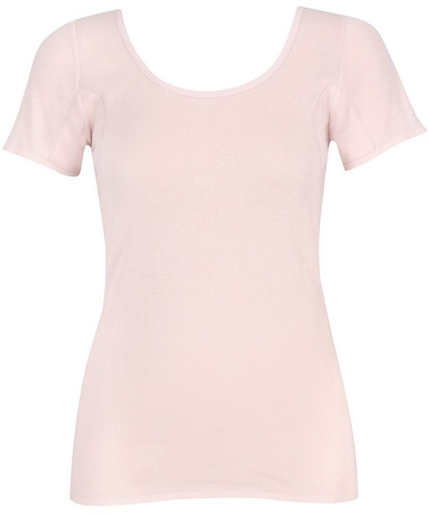 Wing インナー 綿100％ 抗菌防臭(身生地) フラット仕上げ(裾・袖口) 【綿100％ ひびきにくいタイプ】 3分袖 半袖 春 夏 EL1375 ウイング／ワコール ピンク