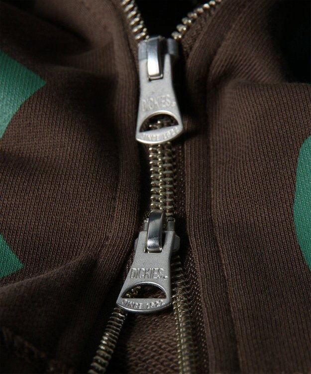 Paul Smith Dickies(R)× PS Paul Smith ジップアップ パーカ ブラウン