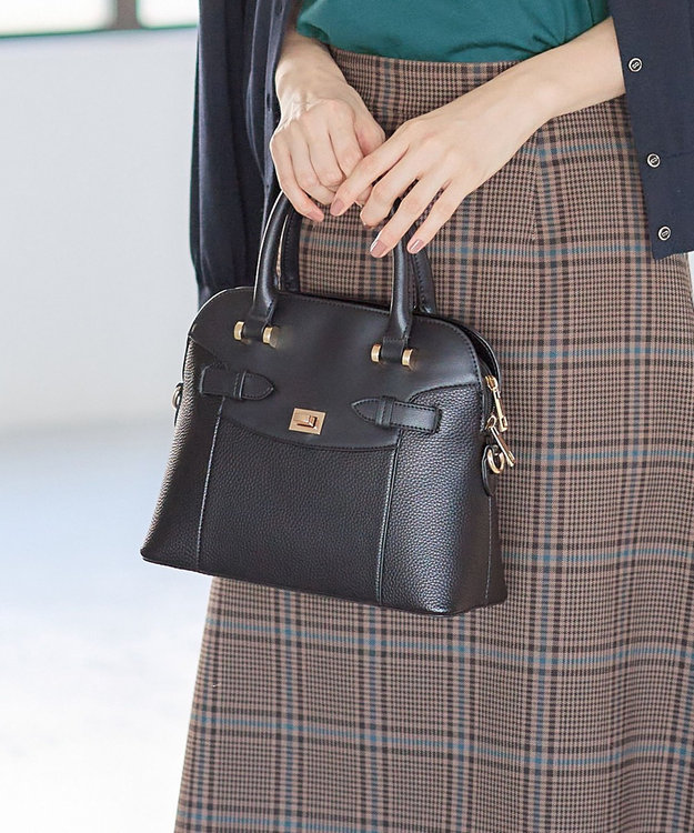 ANY SIS 【2WAY】サイドベルトブガッティ バッグ ブラック