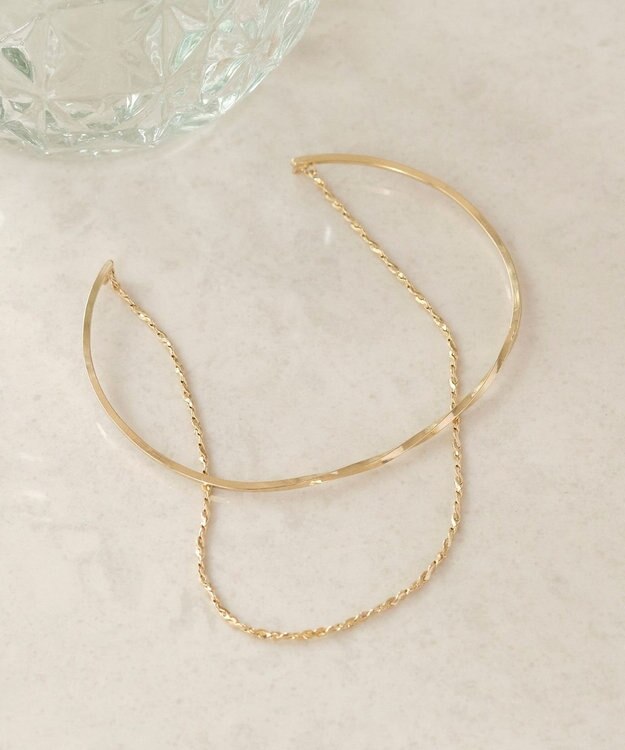 Phoebe クラッカードレーブバングル　ゴールド ゴールド