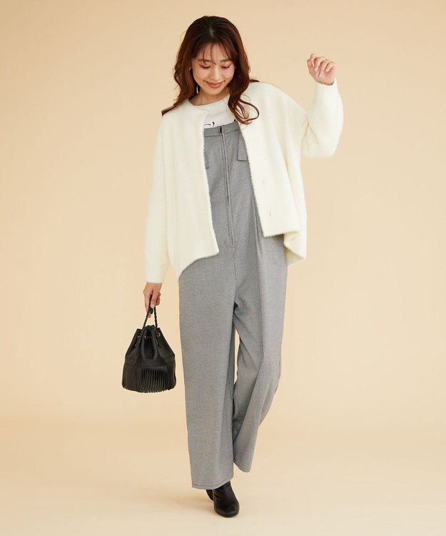 Feroux ロゴロング Tシャツ ブラック系