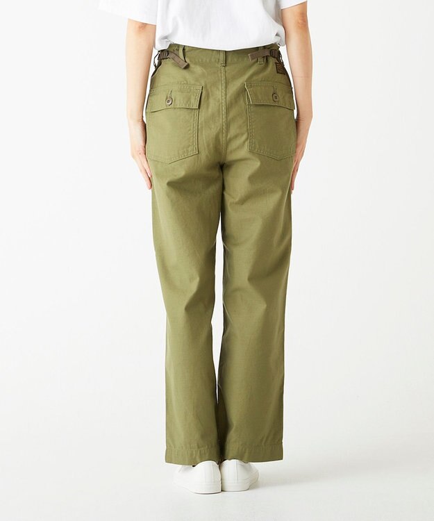 caqu classic baker pants ストレートベーカーパンツ olive