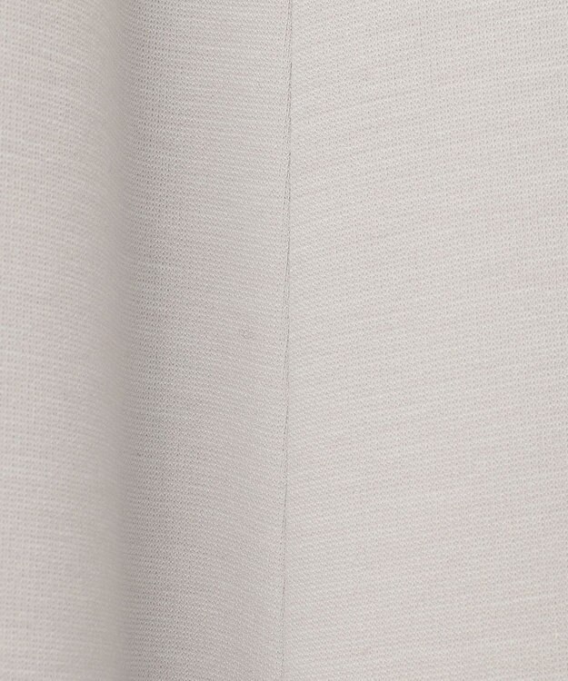 自由区 【好評につき追加生産/洗える】WASHABLEPONTE セミフレアスカート ライトグレー系