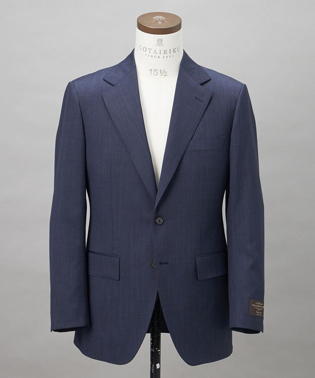 GOTAIRIKU 通年素材【CANONICO/カノニコ】SUPER110'sスーツ ダルブルー系8