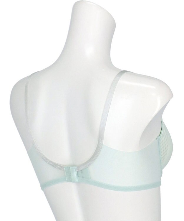 Wing ブラジャー 汗のベタつきや不快感を軽減 軽やかなつけごこち 背中すっきり 【夏のうすかるブラ】 春 夏 KB2873 ウイング／ワコール グレイッシュブルー