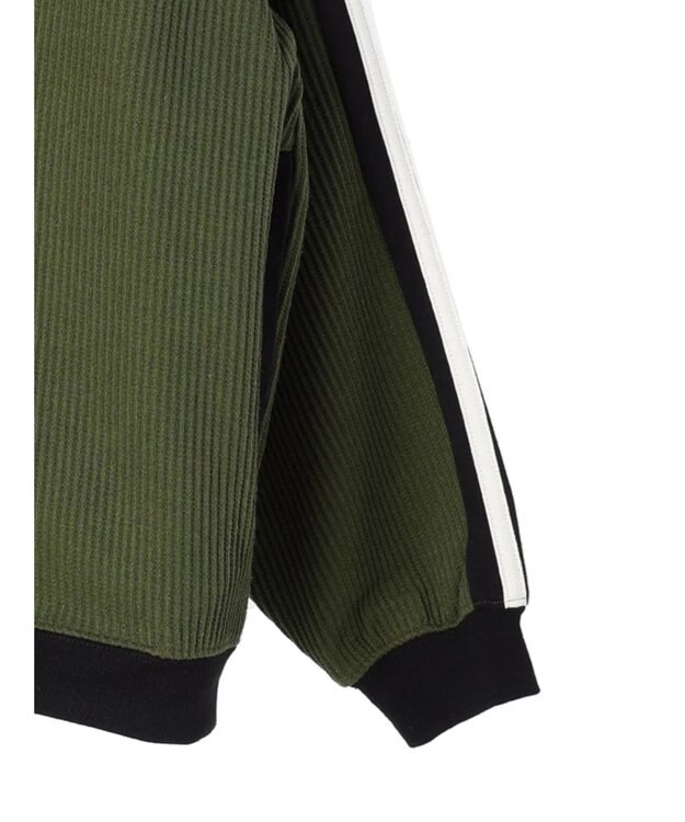 CRAFT STANDARD BOUTIQUE 【リサイクル】ラインカーディガン Khaki