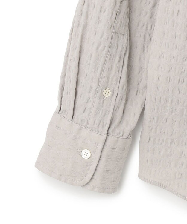 JOSEPH HOMME トリックジャガード　レギュラーカラーシャツ アイボリー系