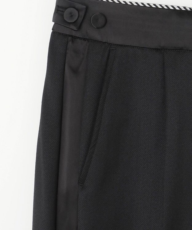 GRACE CONTINENTAL タキシードワイドパンツ ブラック