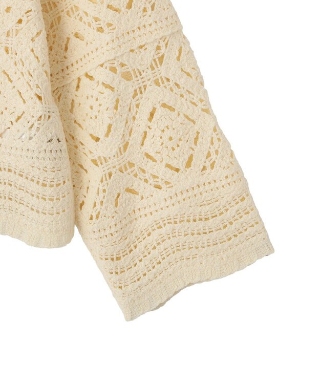 AMERICAN HOLIC クロシェニットカーディガン Ivory