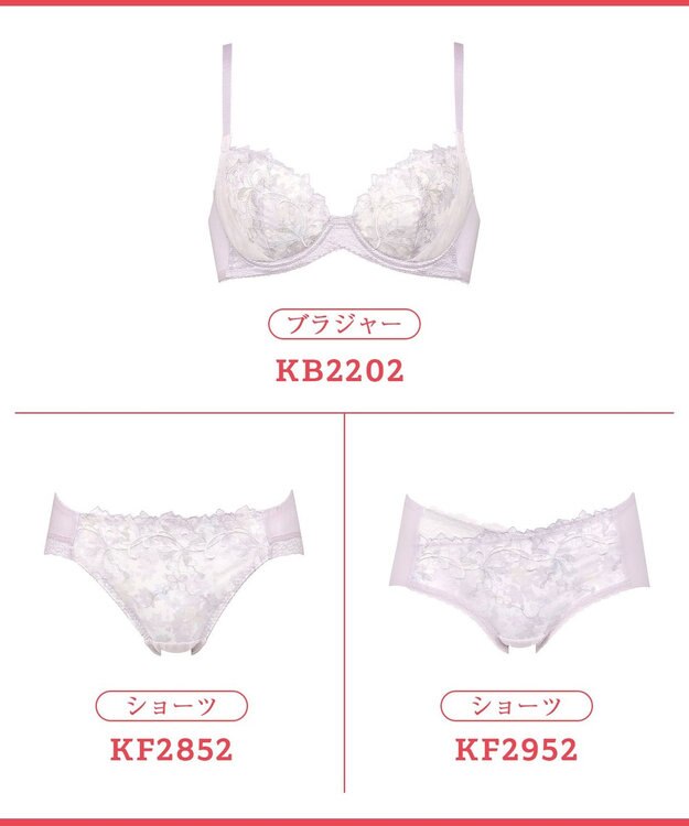 Wing 【エアリーソフトブラ】　ふんわりエアリーな着用感　脇から背中すっきり　ウイング／ワコール　KB2202 パープル