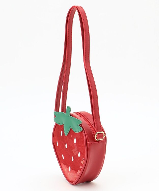 ANY KIDS フルーツ シャラシャラ ポシェット イチゴ