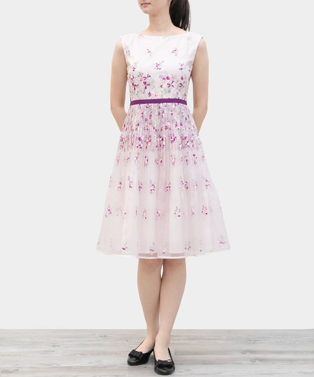 TOCCA 【キャンセル分販売！】【洗える】FRAGRANCE OF FLOWERS ドレス ピンク系