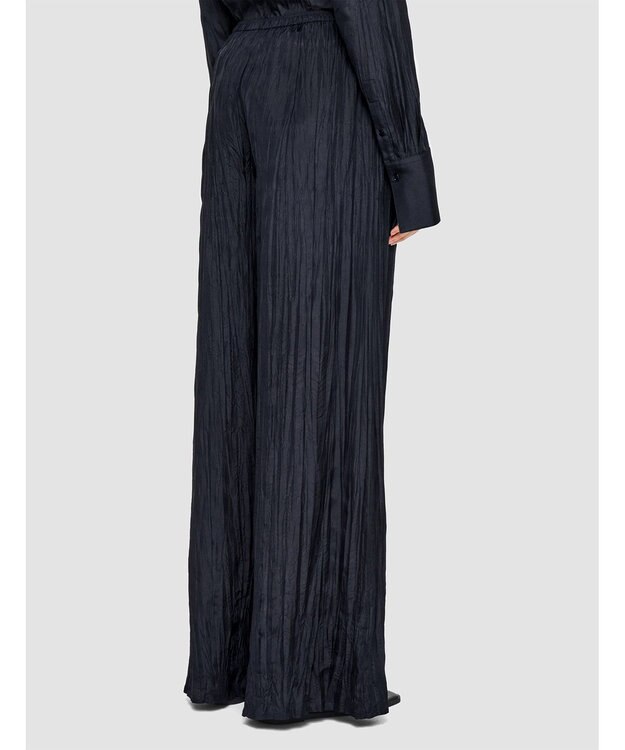 JOSEPH 【洗える】ハボタイ　ワイドレッグトラウザーズ Navy