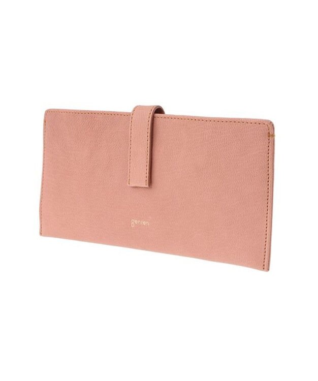 genten フレスコ 薄束入れ財布 ピーチベージュ