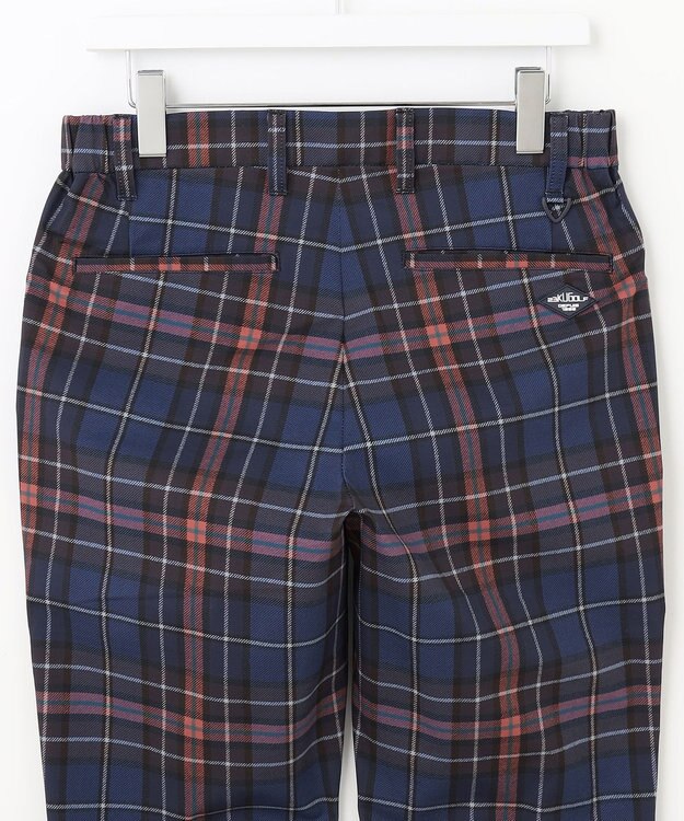 23区GOLF 【MEN】ＴＥＸＢＲＩＤ チェック柄  べーシックシルエットパンツ ネイビー系3