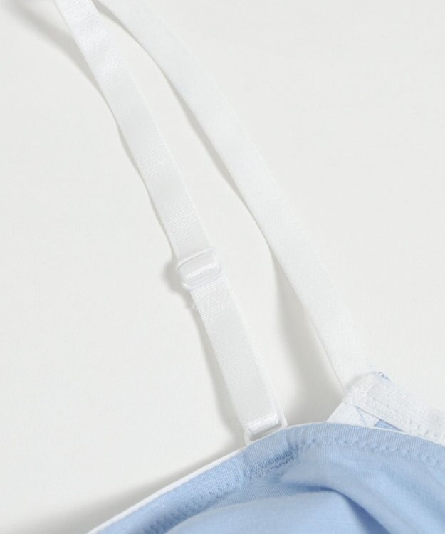 WEGO 【ブラトップ＆ショーツセット】Liliane　Ciel　サイドライン サックス