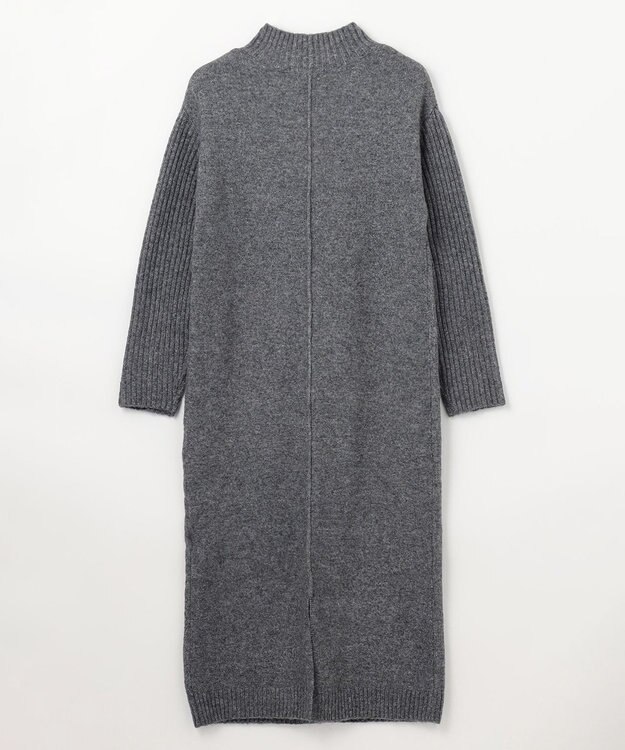 ANY フラッフィーニットワンピース チャコール