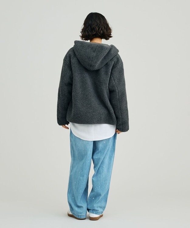 J.PRESS YORK STREET 【WOMEN】ボアアウター グレー系