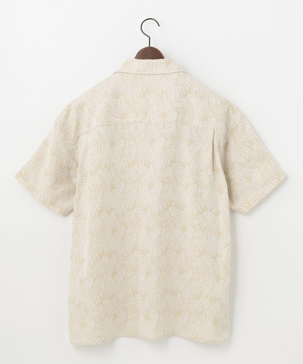 JOSEPH ABBOUD MOUNTAIN 【SPACE／UNISEX】ソアロンリネンジャガード シャツ ベージュ系7