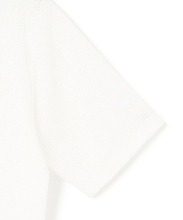 JOSEPH HOMME 新素材【清涼感】メランジクロスジャージー　Vネック半袖カットソー ホワイト系