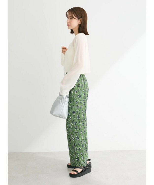 Green Parks ・swing by SET2点ニットカーデ&ニットキャミ Off White