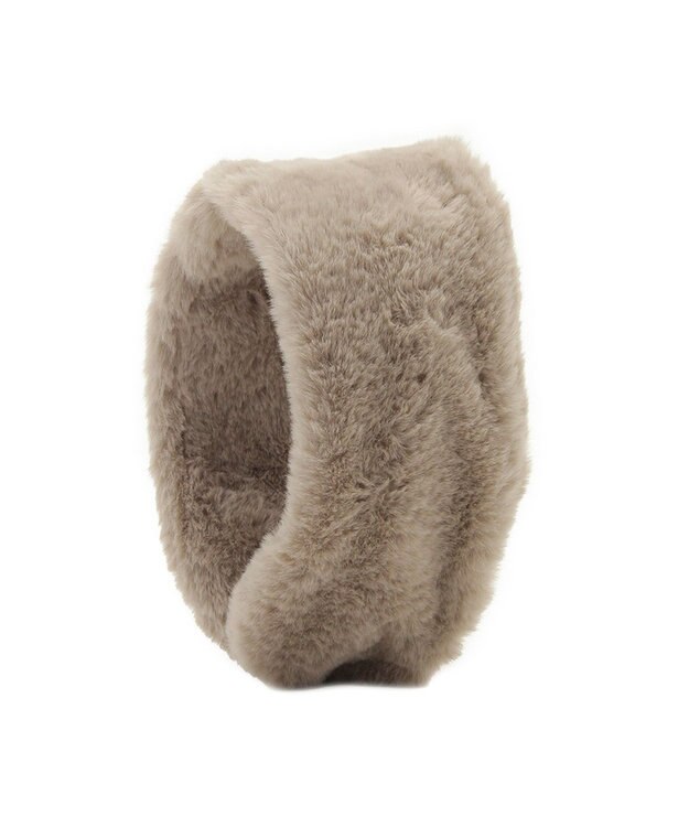 MOONBAT PAUL&JOE ACCESSOIRES(ポール&ジョー)カチューシャ イヤマフ ネコチャーム付 ベージュ