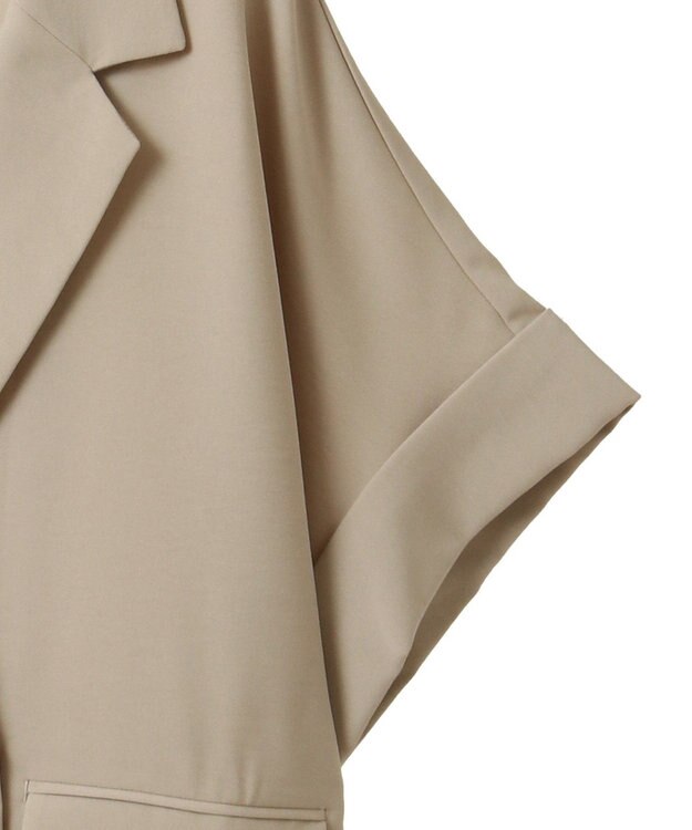 AMERICAN HOLIC テーラード半袖ジャケット Beige