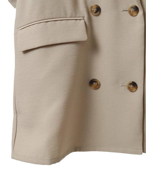 AMERICAN HOLIC テーラード半袖ジャケット Beige