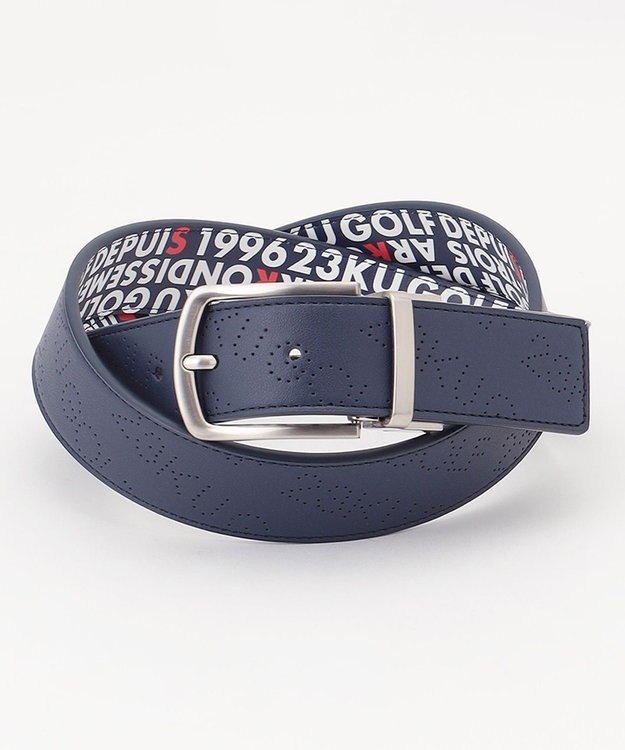 23区GOLF 【MEN】リバーシブルベルト ネイビー系