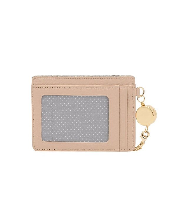 LANVIN en Bleu メラニー リール付きパスケース ピンクベージュ