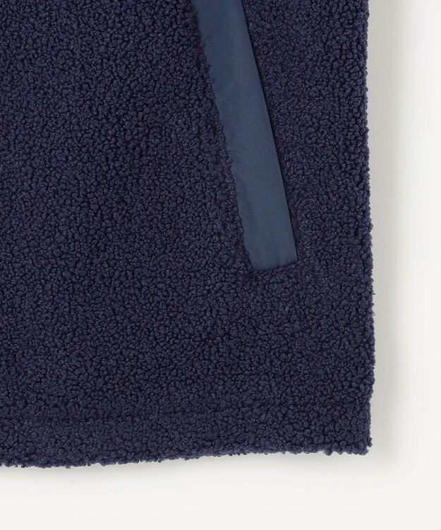 23区GOLF 【MEN】ボアフリース ベスト ネイビー系