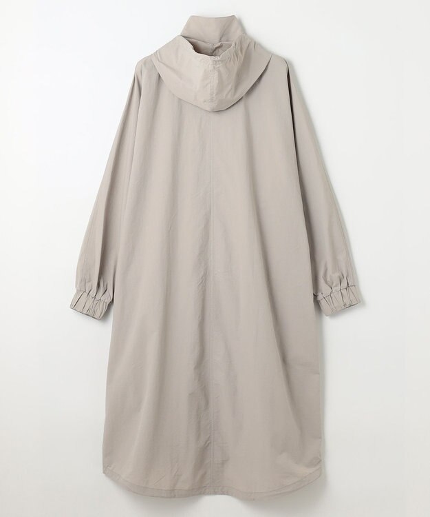 ANY フーデットレインコート ライトグレー
