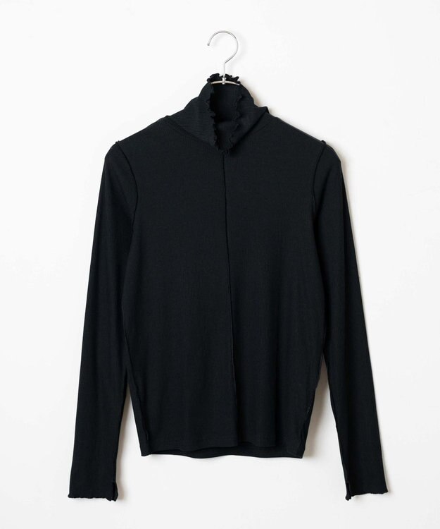 WEGO ソフトタッチカラーリブロンT ブラック