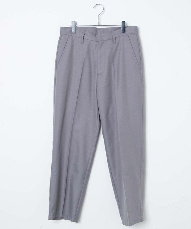 WEGO 【SCHOOLITEM】メンズスクールセミワイドスラックス グレー