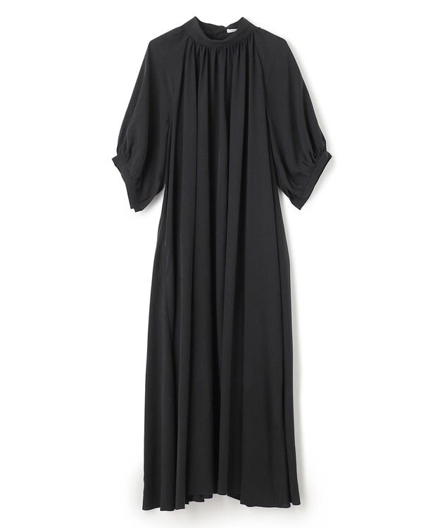 BEIGE， 【WEB限定】JASPE /  ギャザーワンピース Black