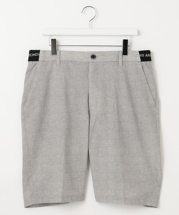 23区GOLF 【MEN】【キングサイズ/ストレッチ】クールドット柄ハーフパンツ ライトグレー系5