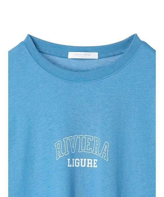 Green Parks 小さめカレッジボックスＴシャツ Blue