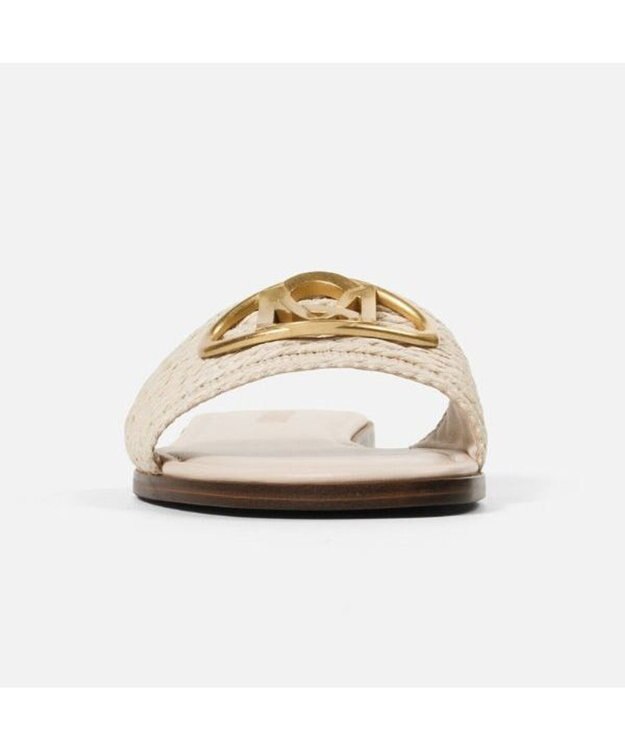 STEVE MADDEN KORA20オーバルロゴモチーフフラットサンダル ボーン