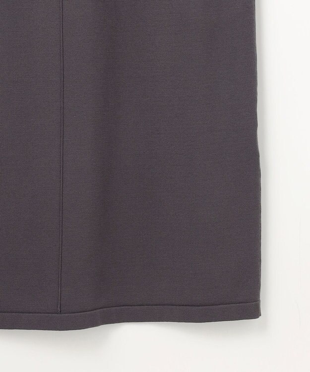 組曲 S 【WEB限定】スムースストレッチニット ワンピース グレー系