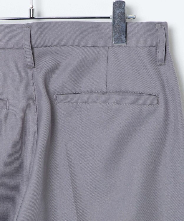 WEGO 【SCHOOLITEM】メンズスクールセミワイドスラックス グレー