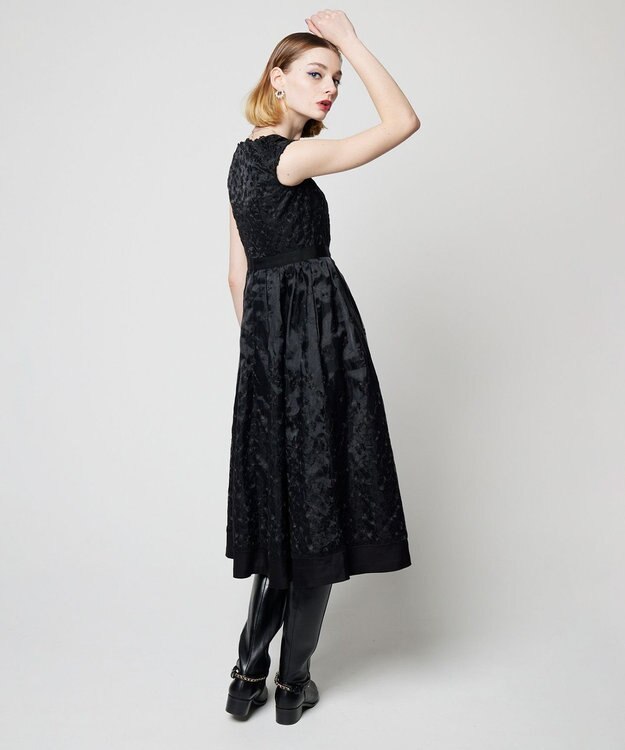 TOCCA 【洗える】FLOWERS ドレス ブラック系