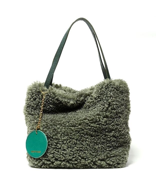 Regalo Felice 【軽くて肩にも掛けやすい / エコファー】トート / REGALO GR(グリーン）