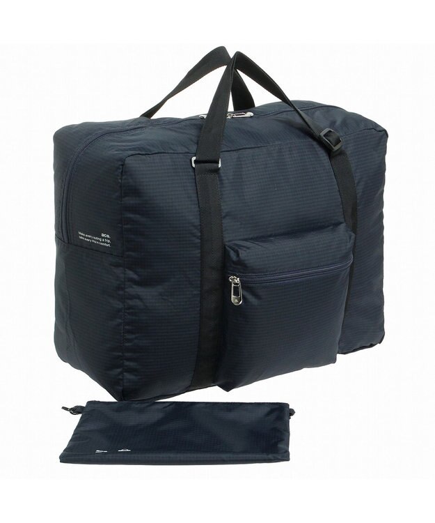 ACE BAGS & LUGGAGE ace. エース フォルケット ボストンバッグ 折りたたみバッグ 31リットル 67159 ダークネイビー