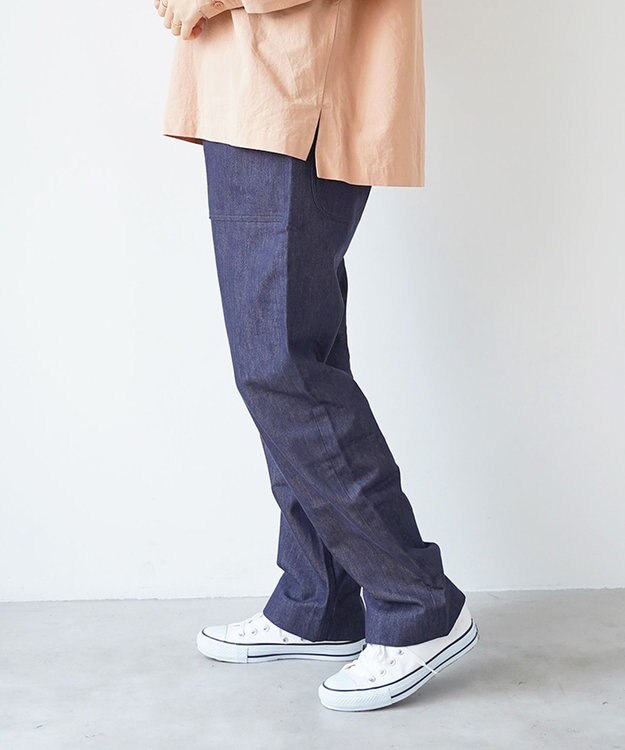 WHITE MAILS 【UNISEX】DENIM イージーパンツ コン