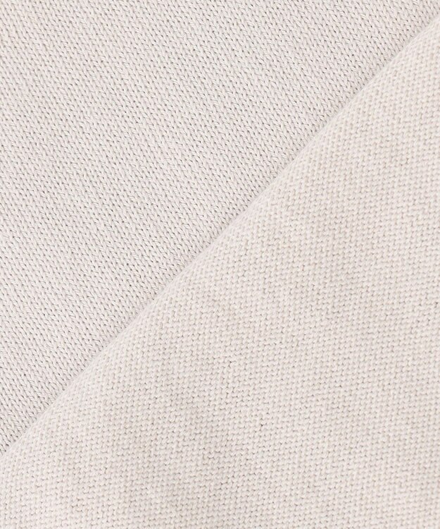 J.PRESS LADIES S 【洗える】 BASIC HI-COTTON カーディガン ライトグレー系