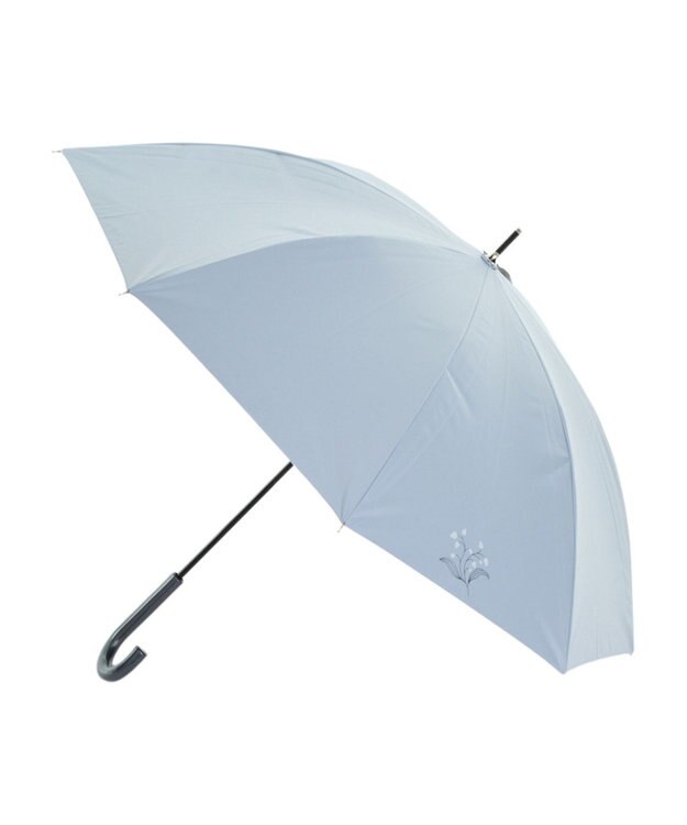 MOONBAT 晴雨兼用日傘 長傘 すずらん／遮光 遮熱 UV ペールスカイ