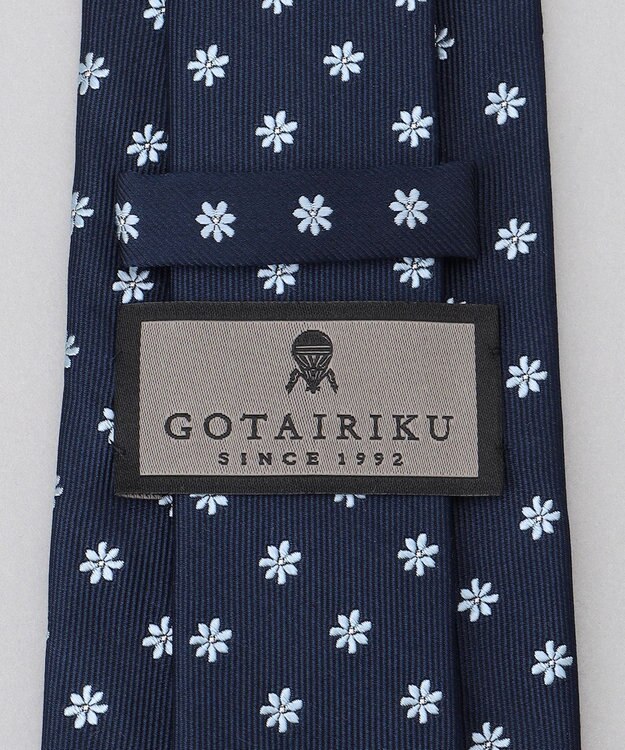 GOTAIRIKU GOTAIRIKU別注【日本製】シルク ネクタイ_小紋柄 ネイビー系8